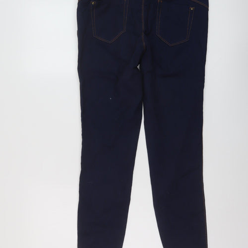 Denim & Co. Womens Blue Cotton Jegging Jeans Size 14 L28 in Regular