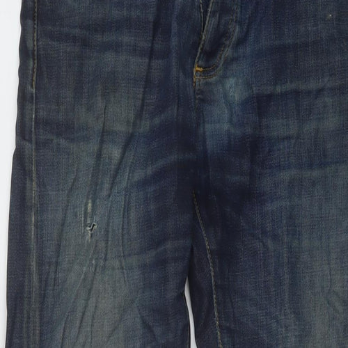 The Kooples Mens Blue Cotton Straight Jeans Size 31 in L33 in Regular Button - Vintage