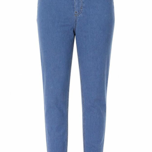 F&F Womens Blue Cotton Jegging Jeans Size 8 L28 in Regular Button