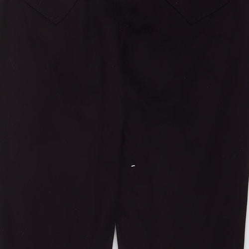 New Look Womens Purple Cotton Skinny Jeans Size 12 L27 in Regular Button