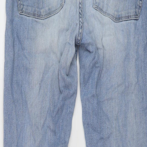 ASOS Womens Blue Cotton Skinny Jeans Size 28 in L28 in Regular Button