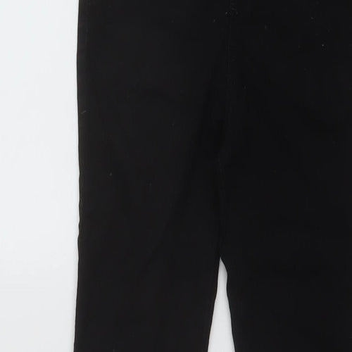 River Island Boys Black Cotton Skinny Jeans Size 11 Years Regular Button