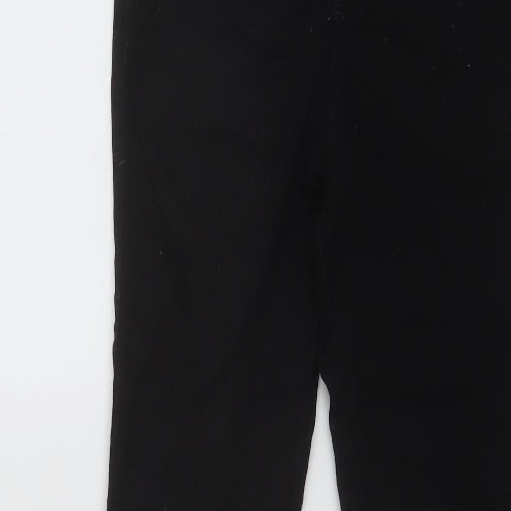 River Island Boys Black Cotton Skinny Jeans Size 11 Years Regular Button