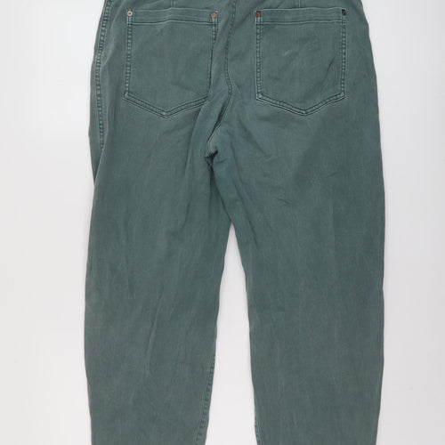 Gap Womens Green Cotton Mom Jeans Size 10 L25 in Regular Button
