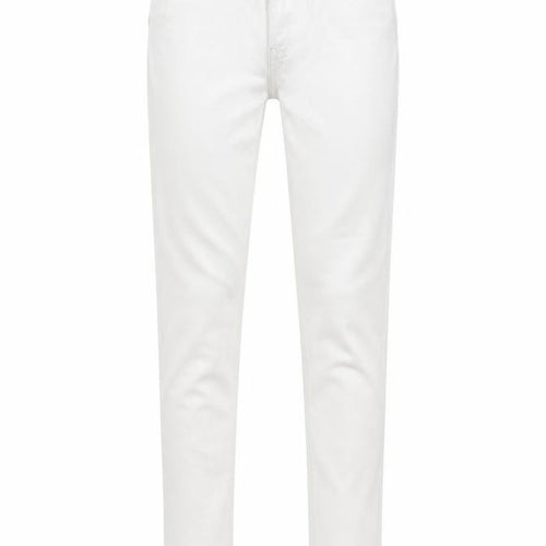 Stradivarius Womens White Cotton Skinny Jeans Size 8 L27 in Regular Button