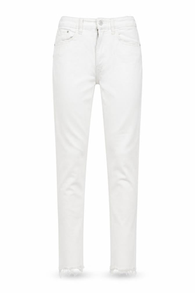 Stradivarius Womens White Cotton Skinny Jeans Size 8 L27 in Regular Button