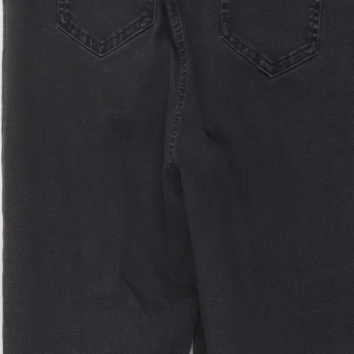 Marks and Spencer Womens Grey Cotton Jegging Jeans Size 32 in L27 in Regular