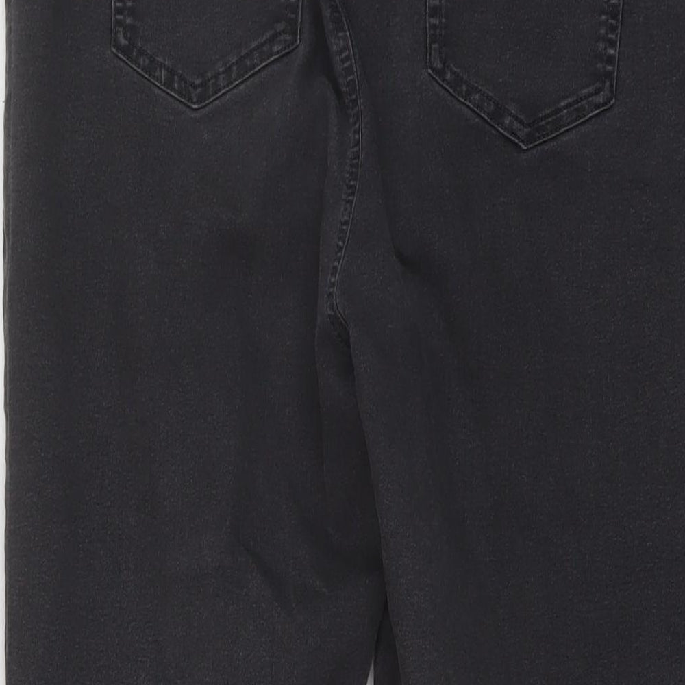Marks and Spencer Womens Grey Cotton Jegging Jeans Size 32 in L27 in Regular