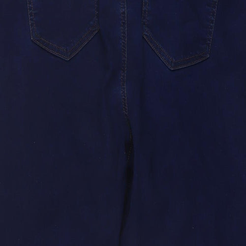 George Womens Blue Cotton Skinny Jeans Size 22 L25 in Regular Button