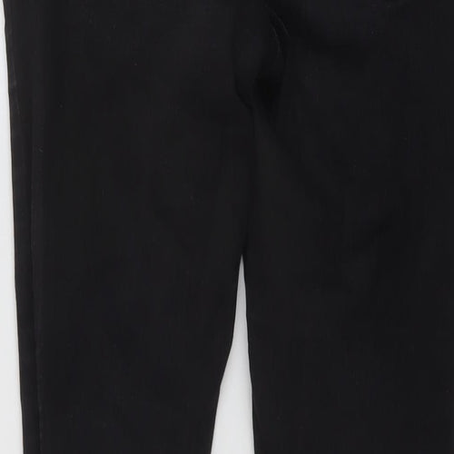 Jack Wills Womens Black Cotton Skinny Jeans Size 30 in L29 in Regular Button