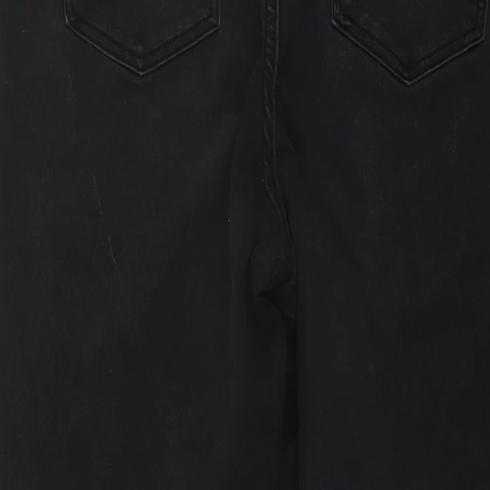 Nutmeg Womens Grey Cotton Skinny Jeans Size 18 L26 in Regular Button