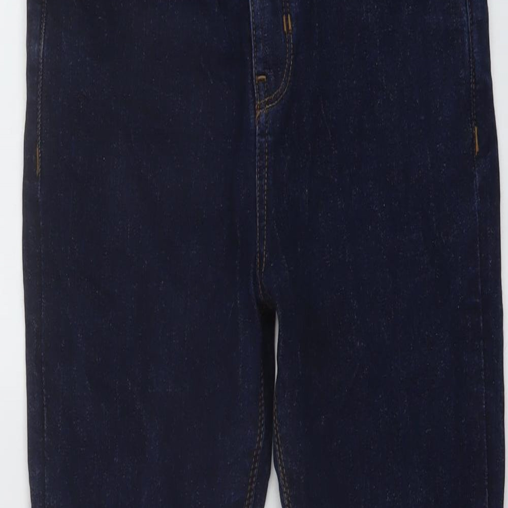 Matalan Boys Blue Cotton Skinny Jeans Size 12 Years Regular Button