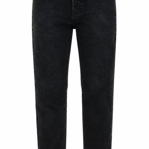 Denim & Co. Mens Black Cotton Straight Jeans Size 30 in L30 in Regular Button
