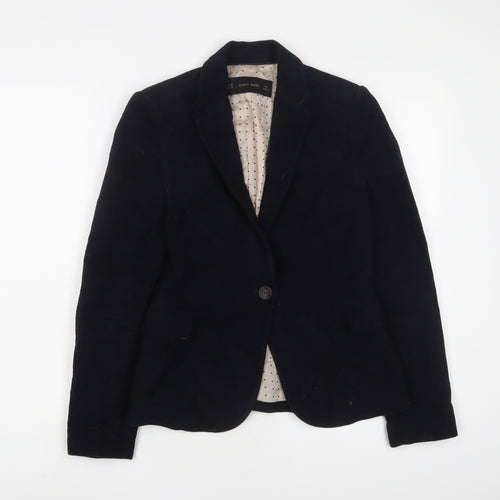 Zara Womens Blue Jacket Blazer Size XS