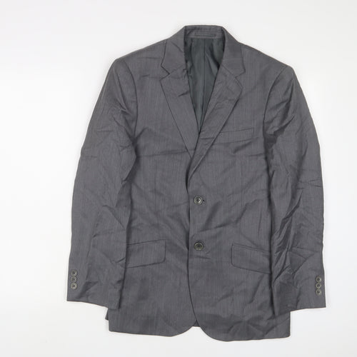 G2000 Mens Grey Wool Jacket Suit Jacket Size 36 Regular