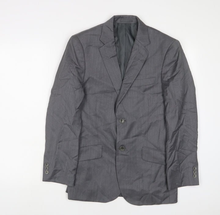 G2000 Mens Grey Wool Jacket Suit Jacket Size 36 Regular