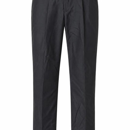 Greenwoods Mens Grey Polyester Trousers Size 32 in L31 in Slim Hook & Eye