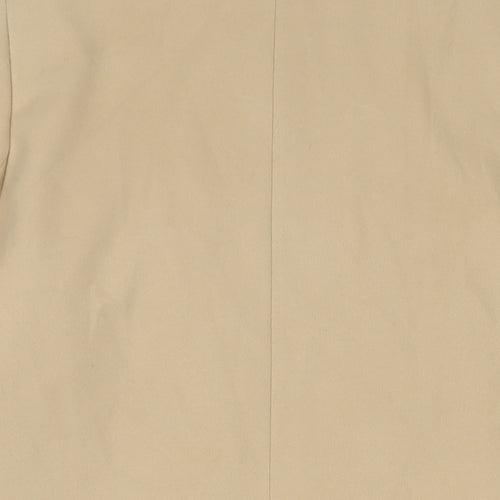 Classic Womens Beige Overcoat Coat Size 20 Buckle