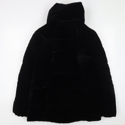NEXT Womens Black Jacket Coat Size 12 Zip
