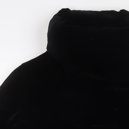 NEXT Womens Black Jacket Coat Size 12 Zip