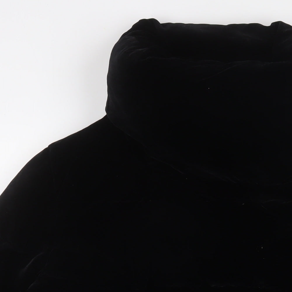 NEXT Womens Black Jacket Coat Size 12 Zip