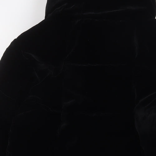 NEXT Womens Black Jacket Coat Size 12 Zip