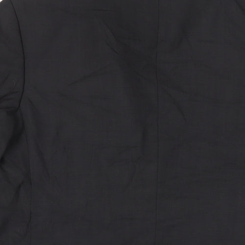 Topman Mens Grey Wool Jacket Suit Jacket Size 40 Regular
