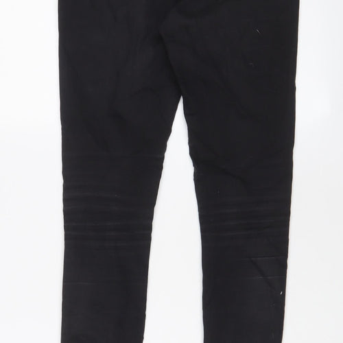 George Womens Black Cotton Skinny Jeans Size 10 L29 in Regular Zip