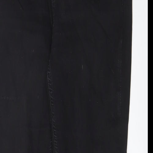 George Womens Black Cotton Skinny Jeans Size 10 L29 in Regular Zip