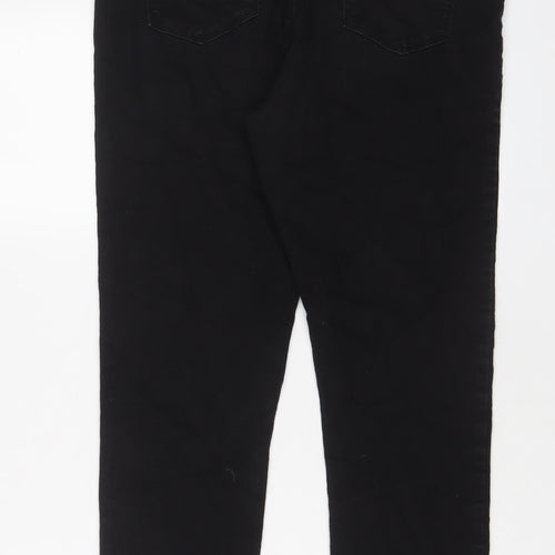 Pep&Co Womens Black Cotton Jegging Jeans Size 14 L28 in Regular