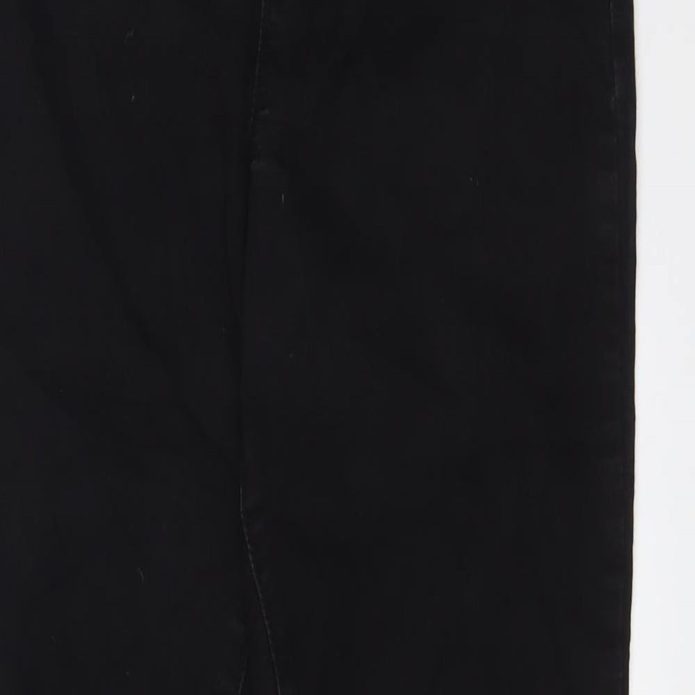 Pep&Co Womens Black Cotton Jegging Jeans Size 14 L28 in Regular