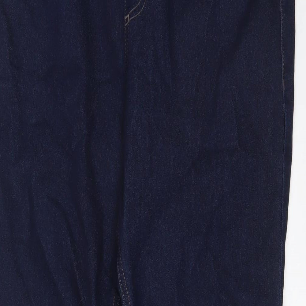 Marks and Spencer Womens Blue Cotton Jegging Jeans Size 14 L28 in Regular