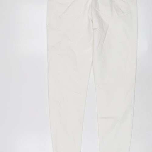 Marks and Spencer Womens White Cotton Jegging Jeans Size 10 L26 in Regular