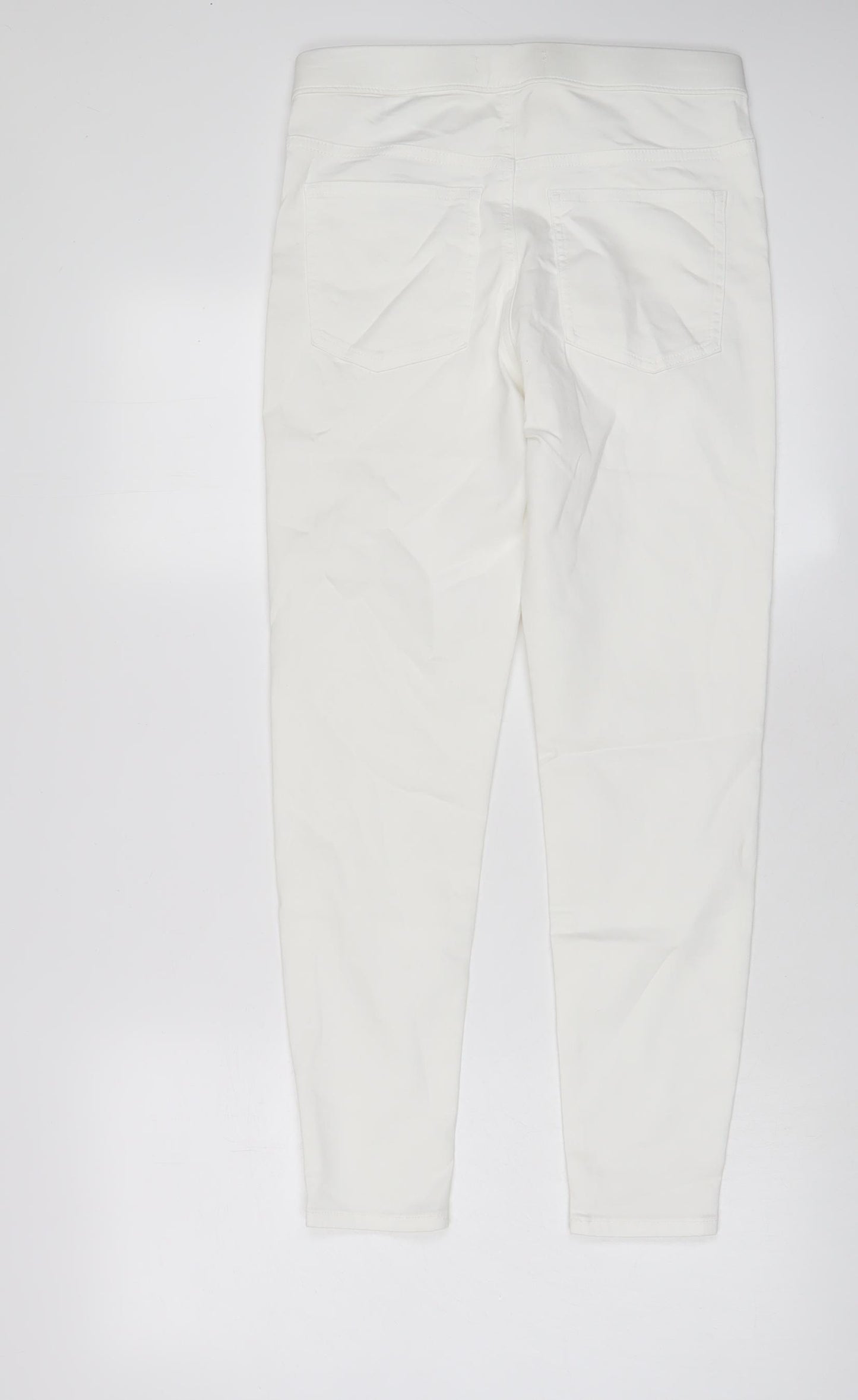 Marks and Spencer Womens White Cotton Jegging Jeans Size 10 L26 in Regular