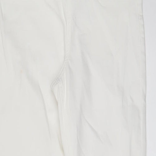 Marks and Spencer Womens White Cotton Jegging Jeans Size 10 L26 in Regular