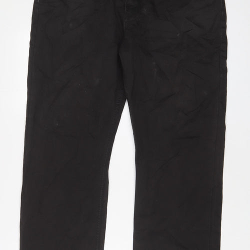 Levi's Mens Brown Cotton Straight Jeans Size 38 in L30 in Regular Zip