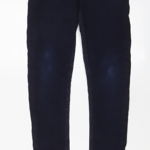 Jack Wills Womens Blue Cotton Skinny Jeans Size 28 in L30 in Regular Zip