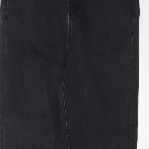 NEXT Womens Grey Cotton Skinny Jeans Size 10 L27 in Regular Zip