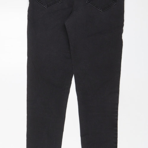 F&F Womens Grey Cotton Jegging Jeans Size 10 L29 in Regular