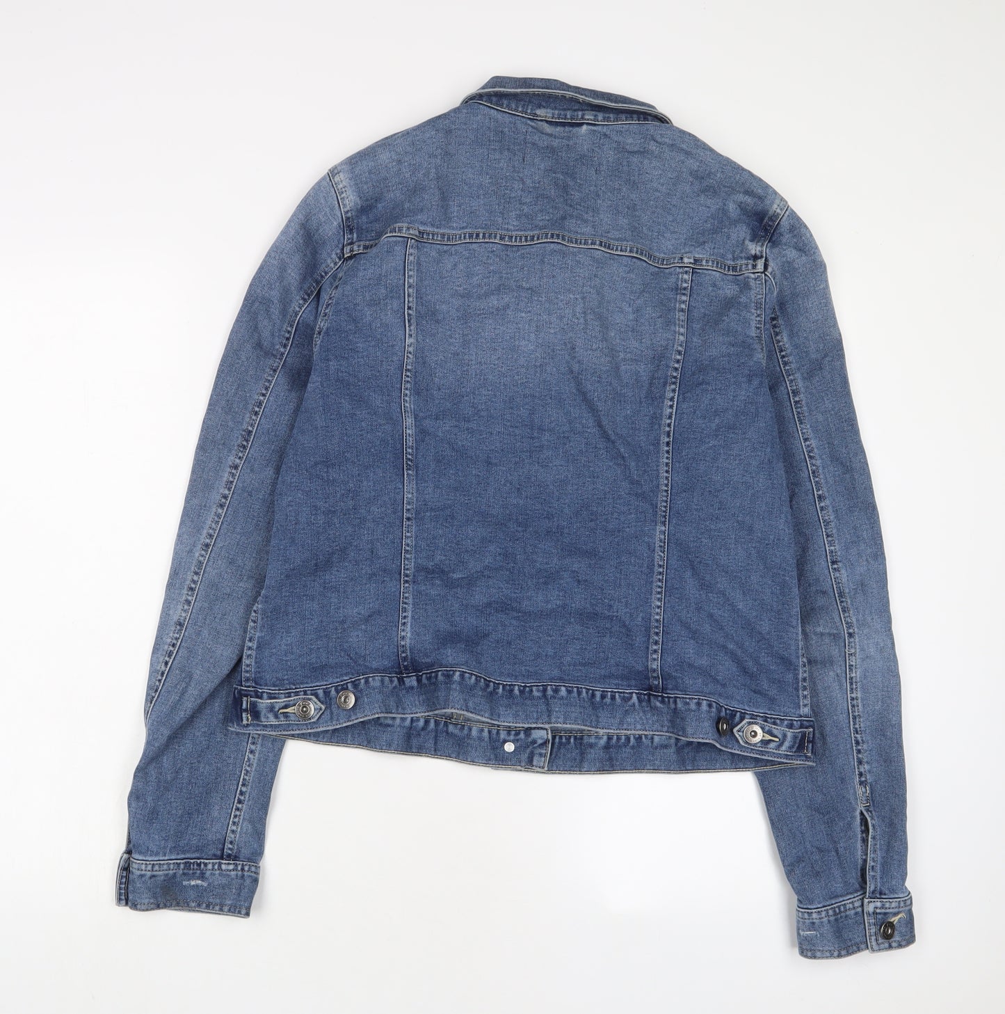 Vince Camuto Womens Blue Jacket Size XL Button