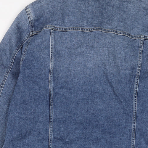 Vince Camuto Womens Blue Jacket Size XL Button