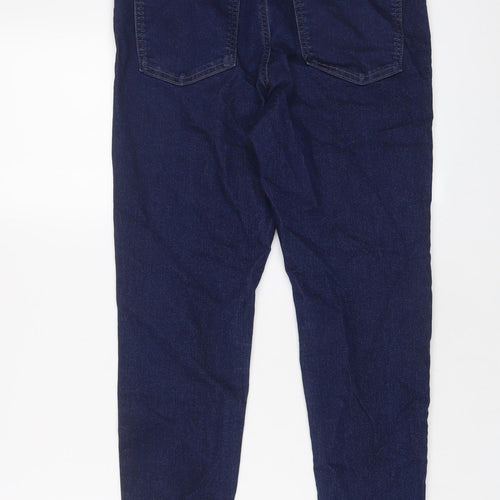Marks and Spencer Womens Blue Cotton Jegging Jeans Size 10 L26 in Regular