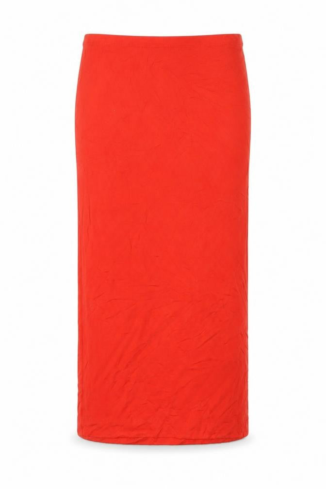 H&M Womens Red Viscose A-Line Skirt Size XS