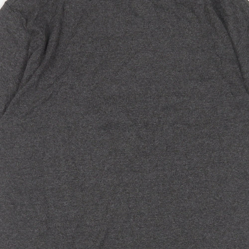 Team Apparel Mens Red Cotton T-Shirt Size M Crew Neck