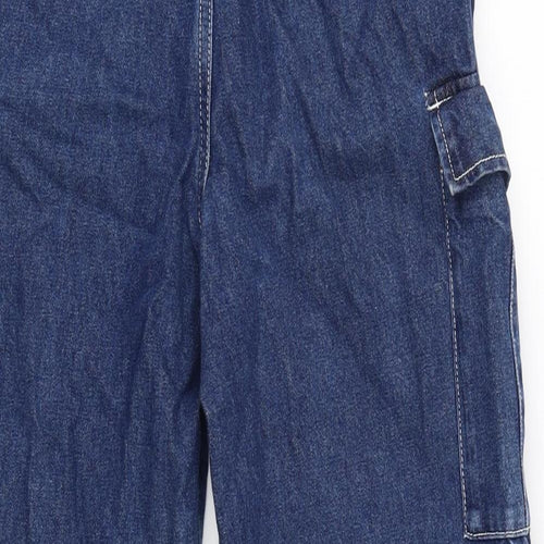 PEACEBIRD Mens Blue Cotton Tapered Jeans Size 26 in L26 in Regular Zip