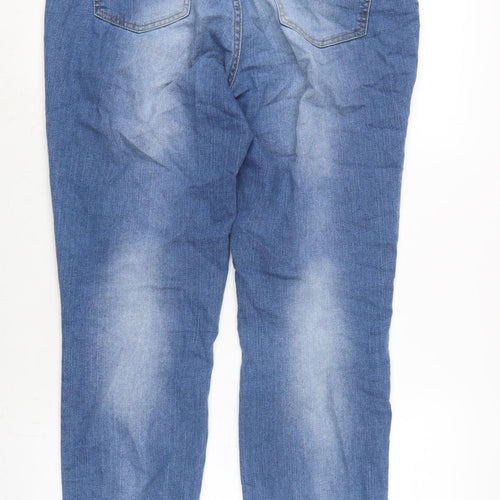Hering Jeans Womens Blue Cotton Blend Straight Jeans Size 32 in L29 in Regular Zip