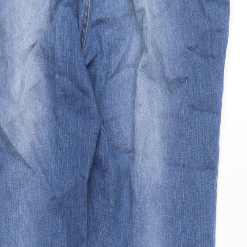 Hering Jeans Womens Blue Cotton Blend Straight Jeans Size 32 in L29 in Regular Zip