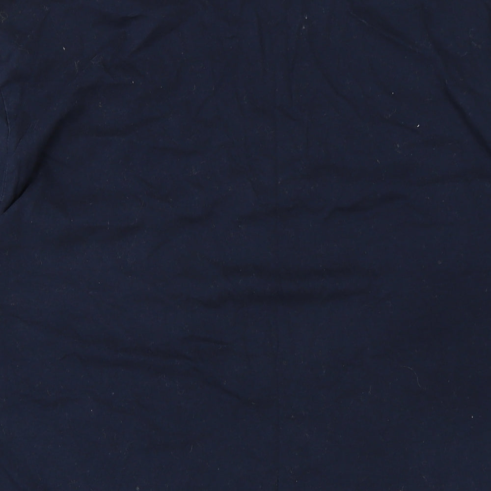 George Mens Blue Cotton T-Shirt Size 2XL Crew Neck