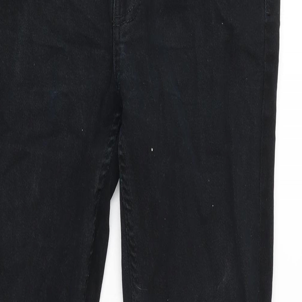 Burton Mens Black Cotton Blend Skinny Jeans Size 32 in L31 in Regular Zip