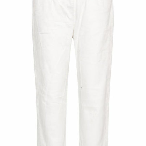 M&Co Womens Silver Cotton Blend Straight Jeans Size 12 L27 in Regular Zip